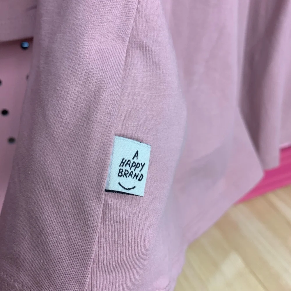 A Happy Brand Mauve Ruffle Dress Girls Size 5T Boutique Long Sleeve Pink Dress